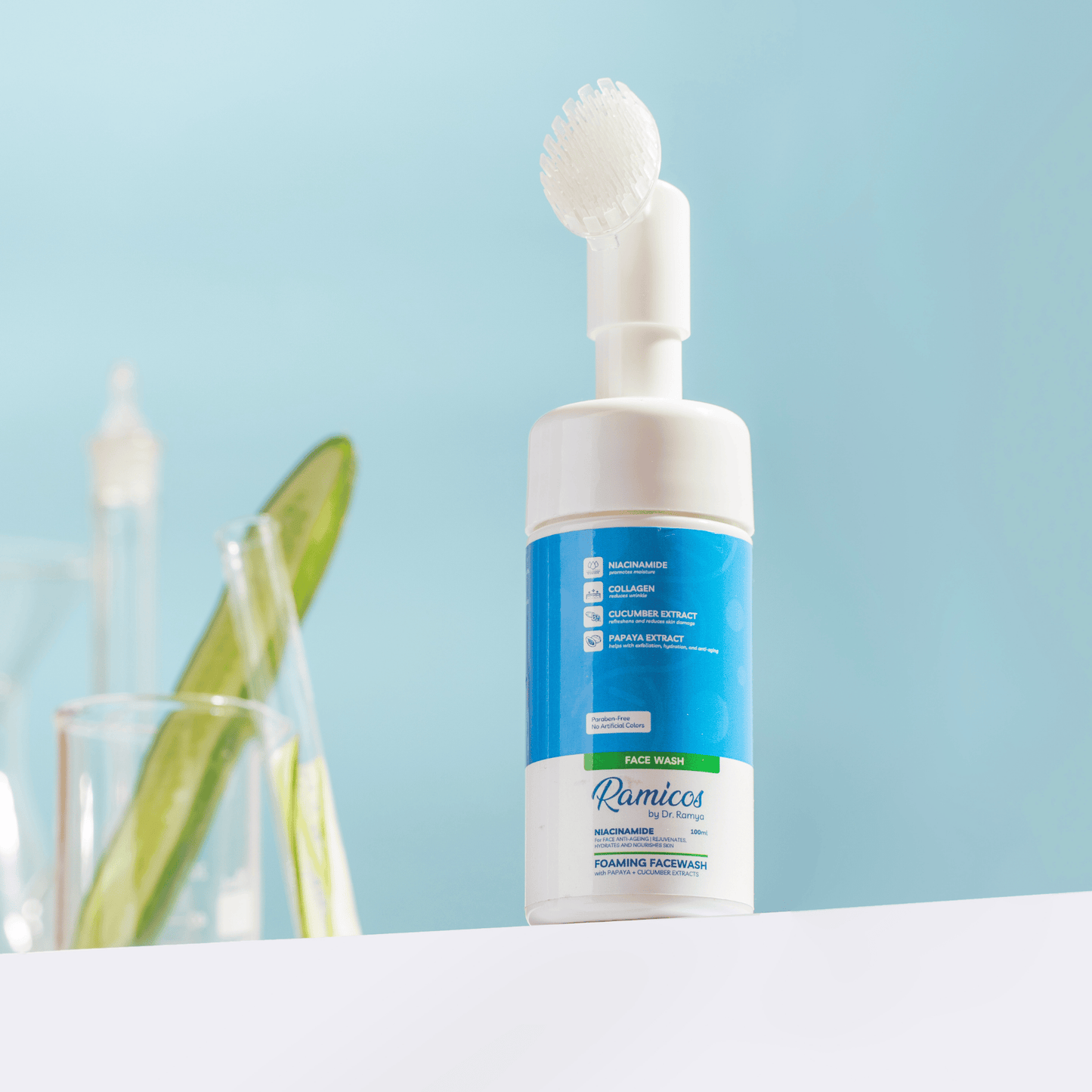 NIACINAMIDE ANTI AGEING FACE WASH - from Ramicos by Dr. Ramya - 100 ml.