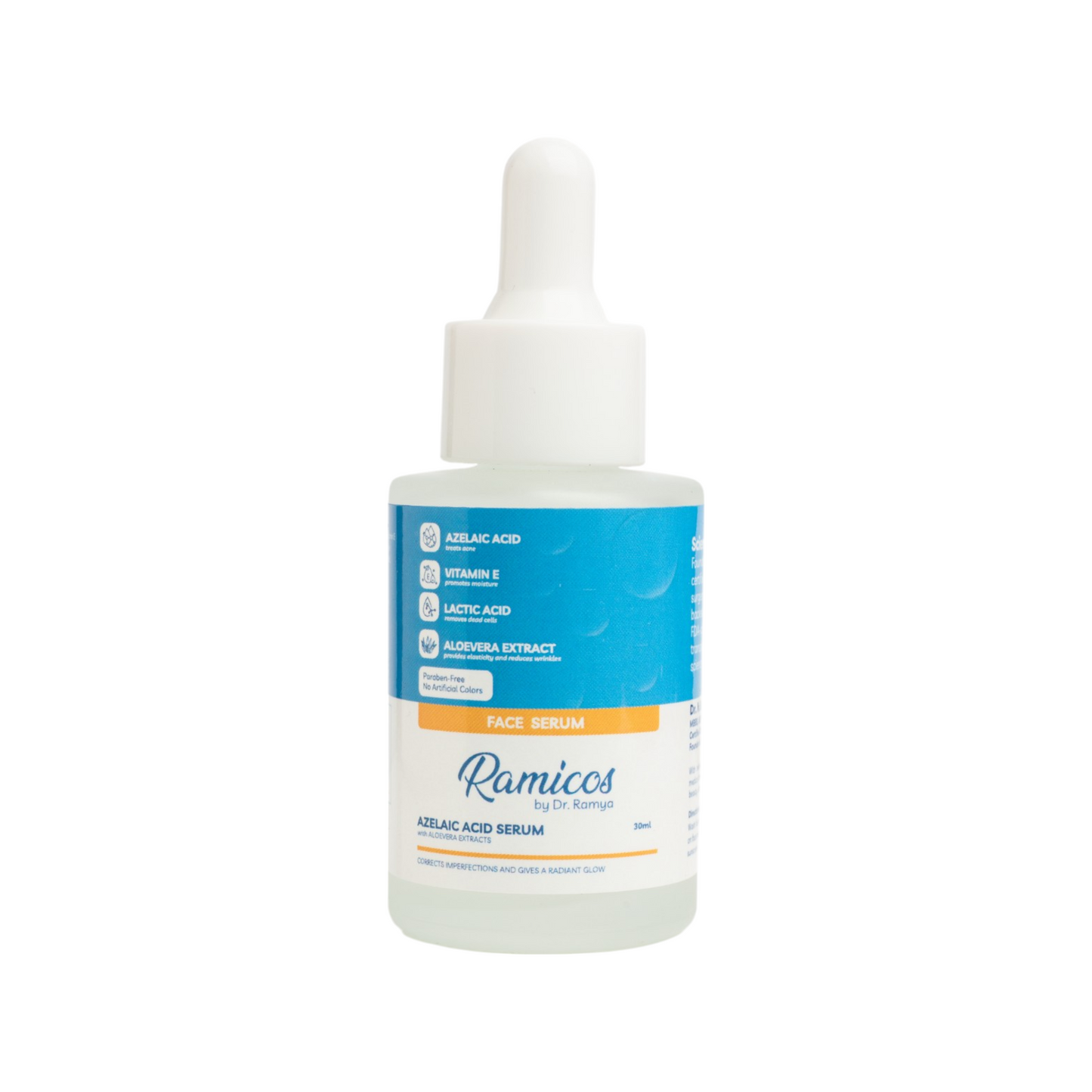 AZELAIC ACID FACE SERUM - from Ramicos by Dr. Ramya - 30 ml.