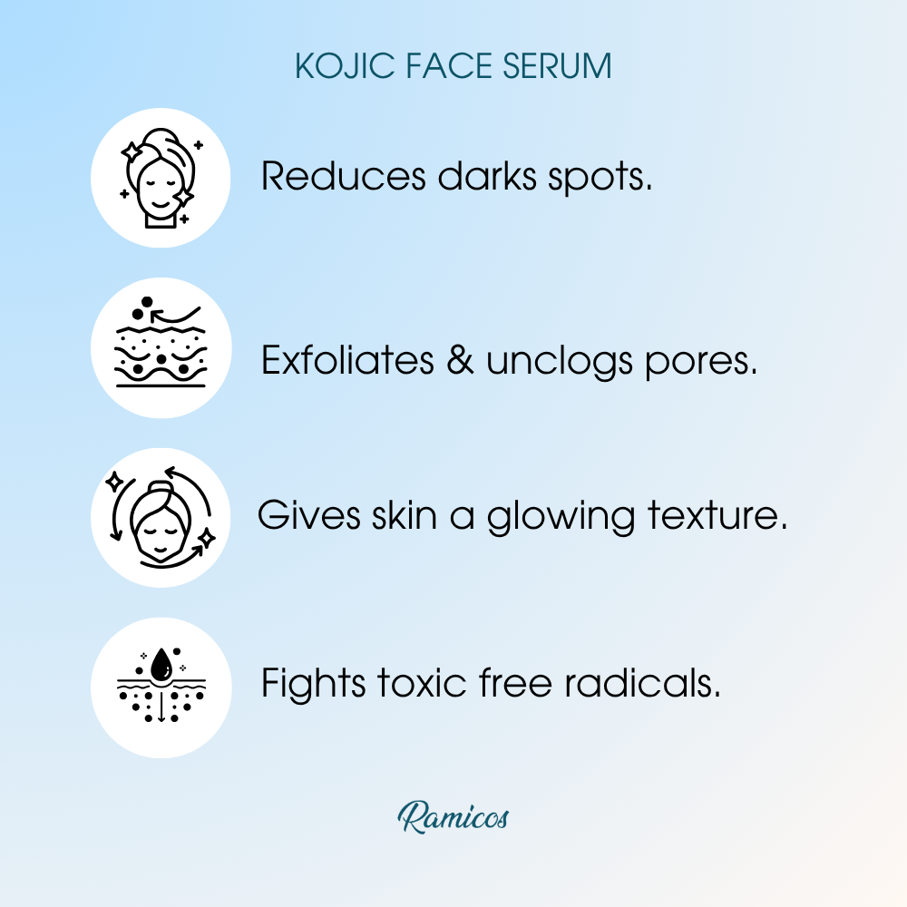 KOJIC ACID FACE SERUM - from Ramicos by Dr.Ramya - 30 ml.