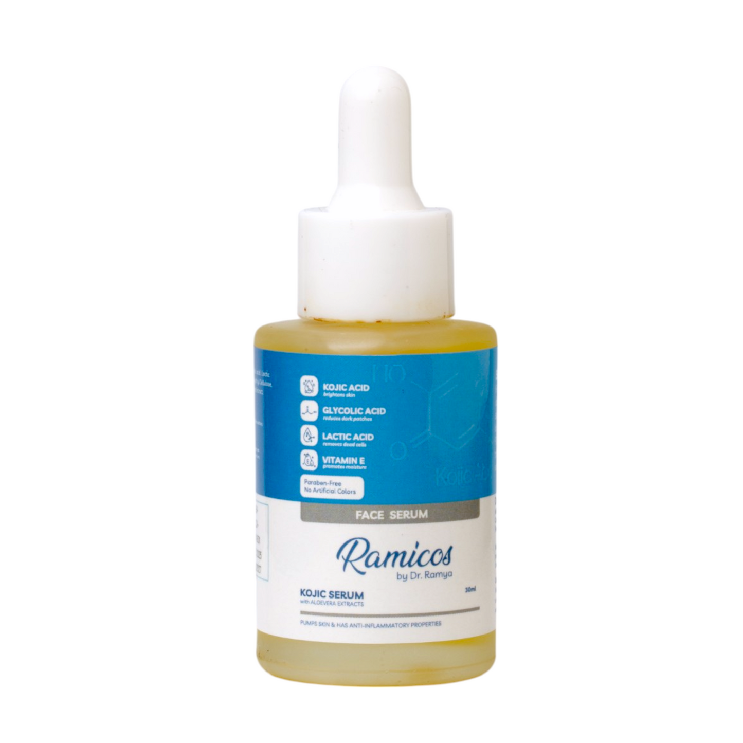 KOJIC ACID FACE SERUM - from Ramicos by Dr.Ramya - 30 ml.