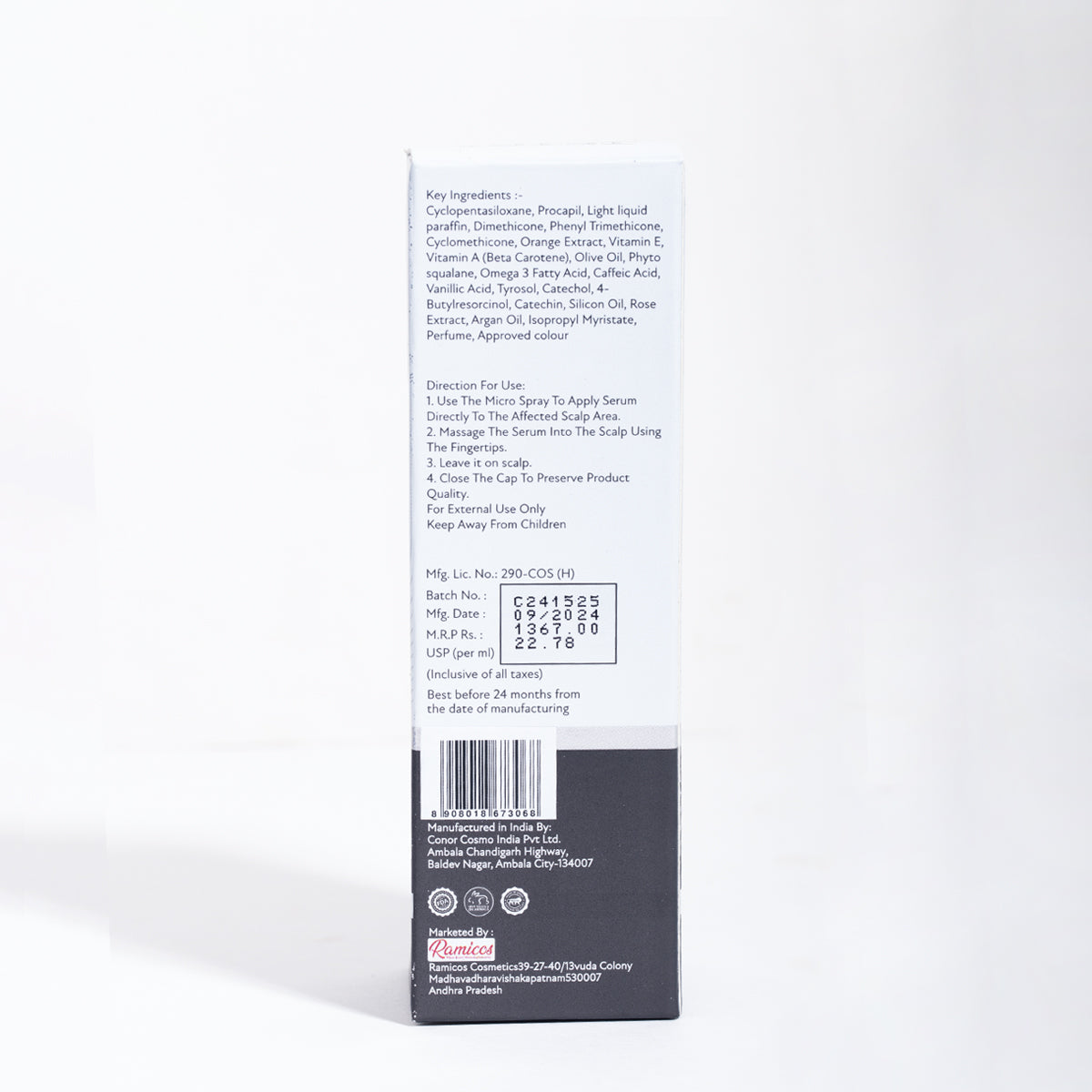 RAMICOS TETRA HAIR GROWTH SERUM by Dr. Ramya