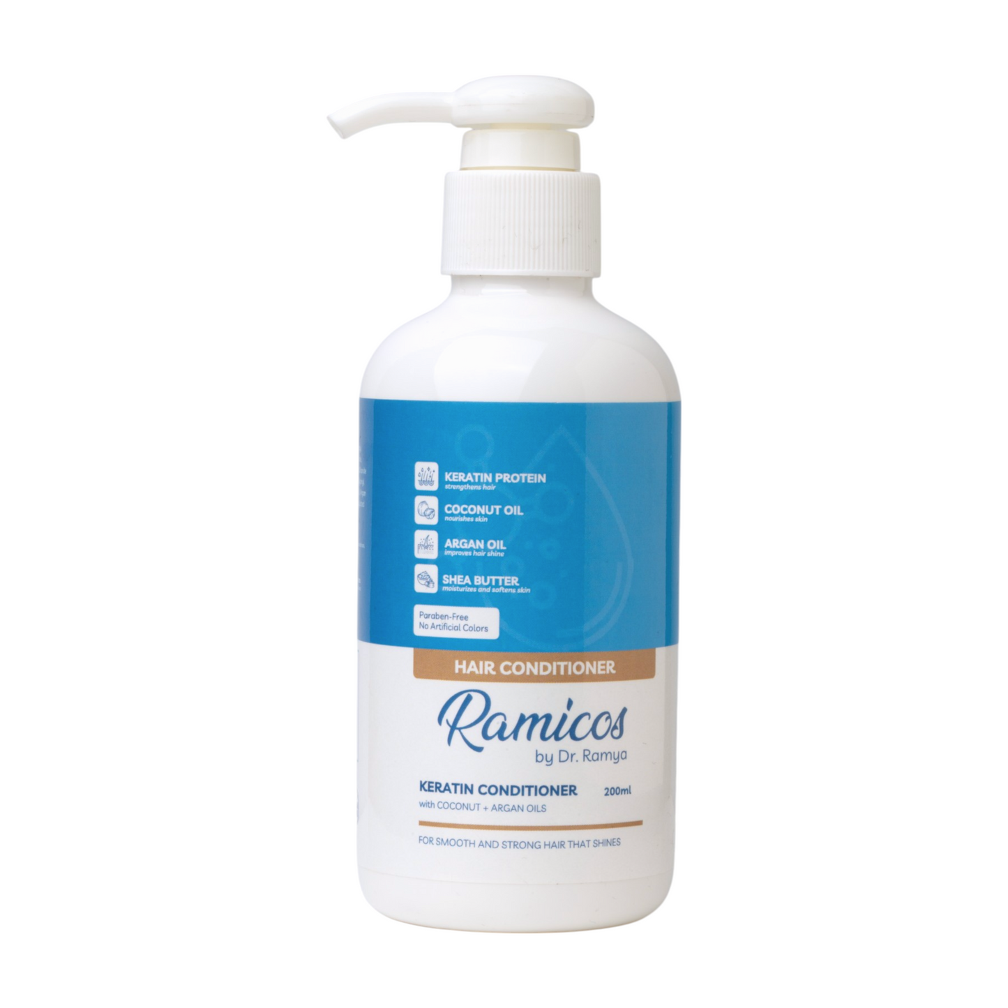 KERATIN HAIR CONDITIONER - from Ramicos by Dr.Ramya - 200 ml.