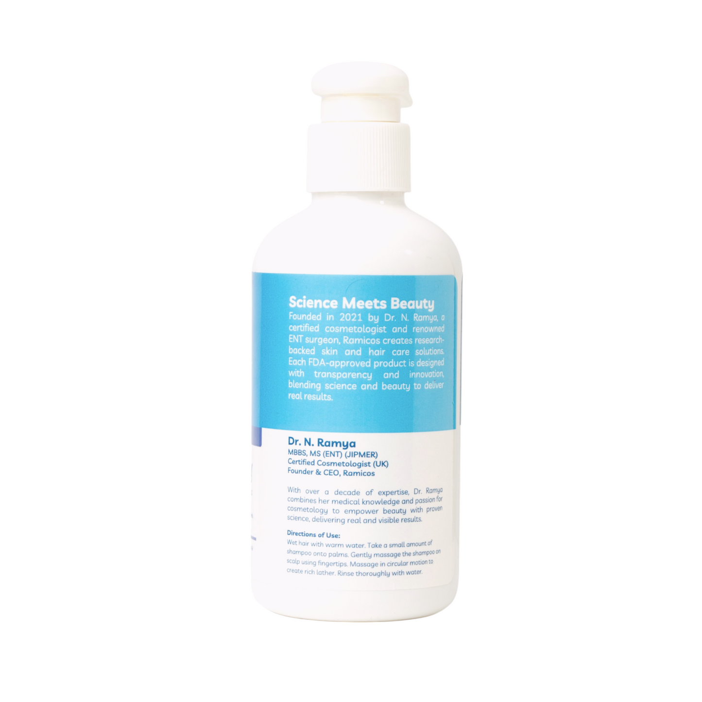KERATIN HAIR SHAMPOO - from Ramicos by Dr. Ramya - 200 ml.