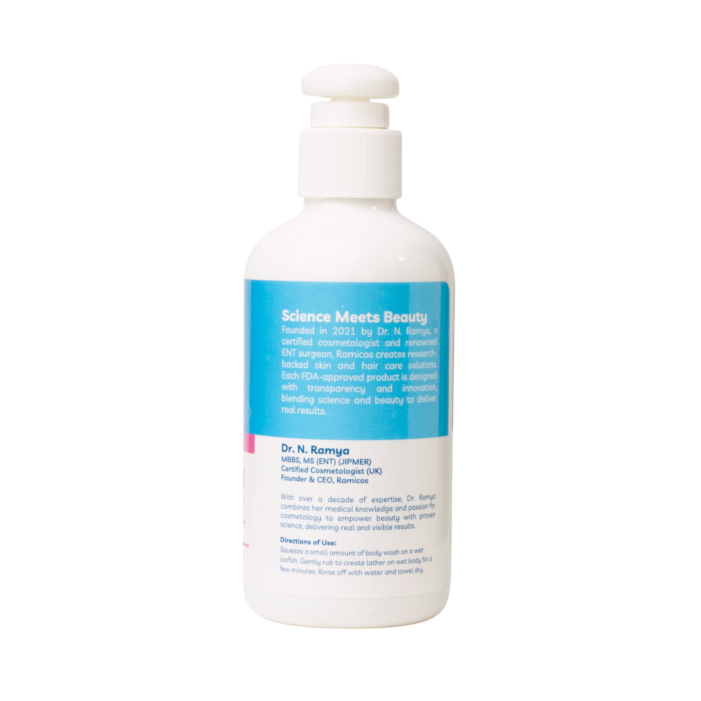 VITAMIN E BRIGHTENING BODY WASH - from Ramicos by Dr. Ramya - 200 ml.