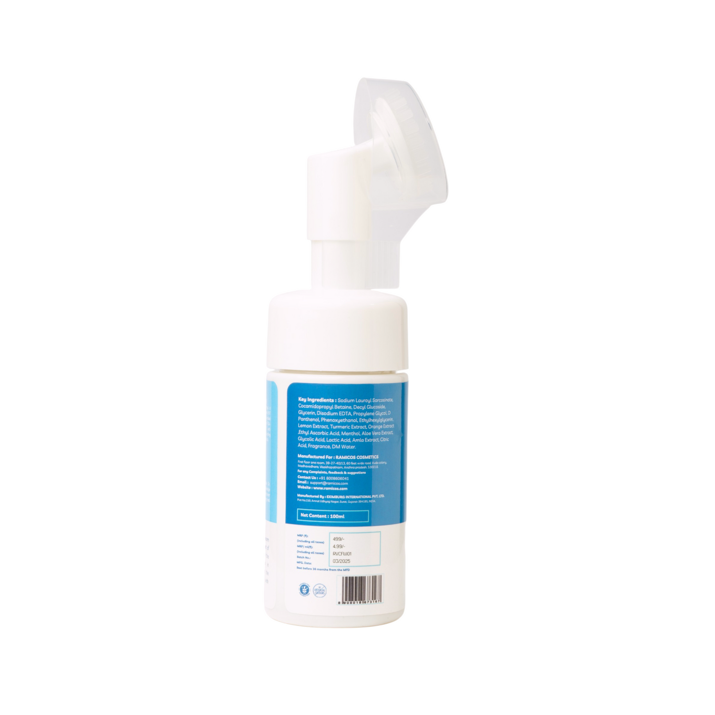 VITAMIN C BRIGHTENING FACE WASH - from Ramicos by Dr. Ramya - 100 ml.