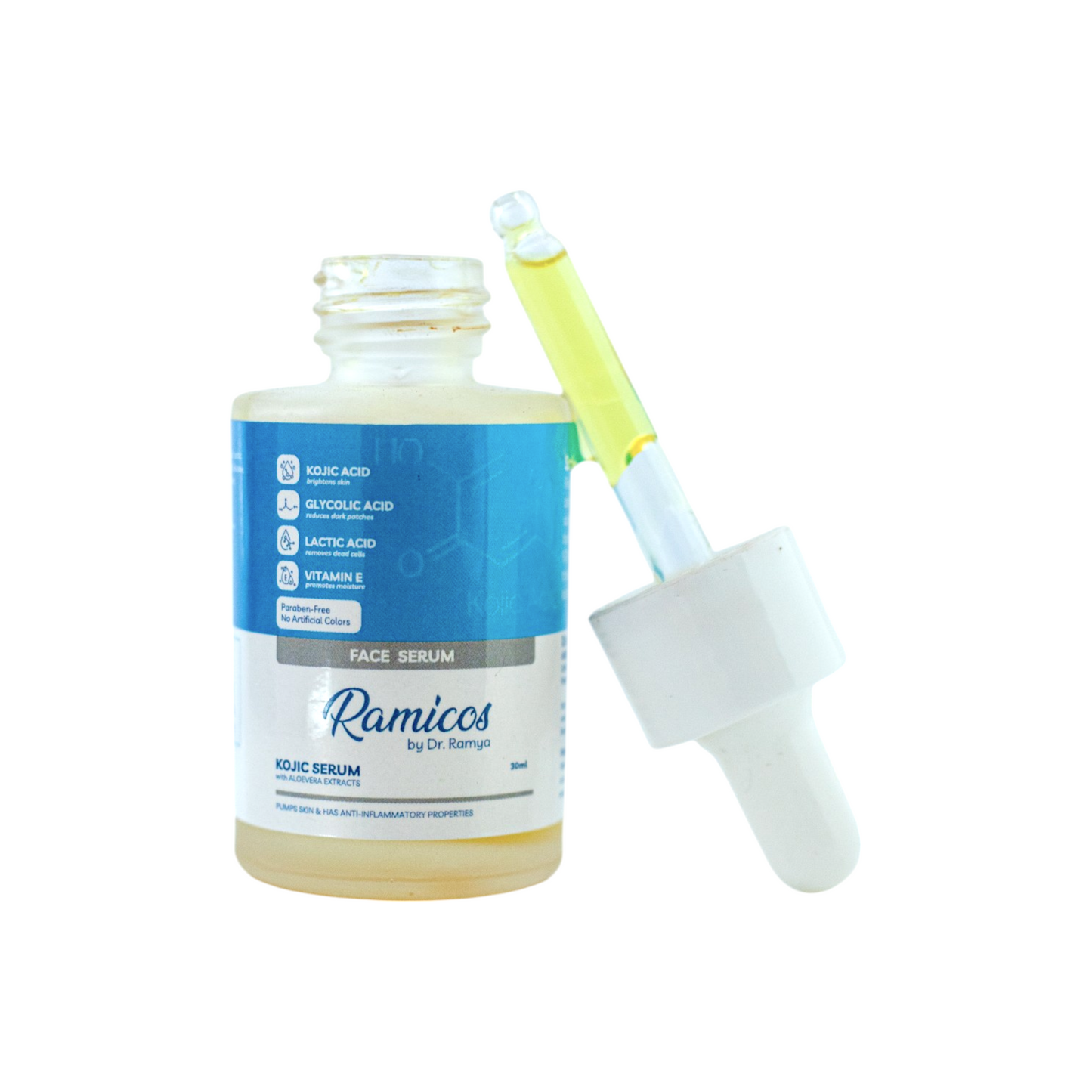 KOJIC ACID FACE SERUM - from Ramicos by Dr.Ramya - 30 ml.