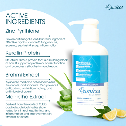 KERATIN HAIR CONDITIONER - from Ramicos by Dr.Ramya - 200 ml.