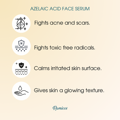 AZELAIC ACID FACE SERUM - from Ramicos by Dr. Ramya - 30 ml.